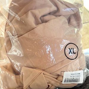 Nude pant romper, NEW in package